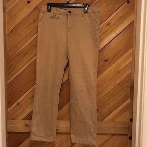 3/$20 Tan Lee Modern Series, straight Fit, size 12 medium Jean. Button/zipper
